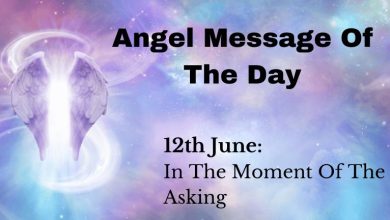 angel message of the day : in the moment of the asking