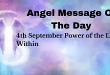 Angel Message Of The Day: Power of the Light Within