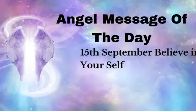 Angel Message Of The Day: Believe in Your Self